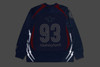 Picture No.17 of BAPE MULTI LOGO RELAXED FIT FOOTBALL LS JERSEY 1M80-111-312