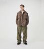 Picture No.3 of nanamica nanamica Synthetic Leather Field Jacket S26FA049 8785