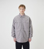 Picture No.4 of nanamica nanamica OOAL Cotton Oxford Cruiser Shirt Jacket S26FA032 8760