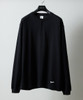 Picture No.1 of NUMBER (N)INE BASIC HEM PRINTED HENLEY NECK L/S T-SHIRT / Basic One-point Logo Print Henley neck Long-sleeve T-shirt F26GNC003