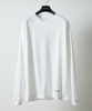 Picture No.4 of NUMBER (N)INE BASIC HEM PRINTED L/S T-SHIRT / Basic One-Point Logo Print Long-Sleeve T-Shirt F26GNC001