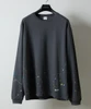 Picture No.5 of NUMBER (N)INE HAND PAINTED BASIC HEM PRINTED L/S T-SHIRT / Hand-painted basic One-point Logo Print Long-sleeved T-shirt F26GNC001P