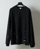 Picture No.7 of NUMBER (N)INE HAND PAINTED BASIC HEM PRINTED L/S T-SHIRT / Hand-painted basic One-point Logo Print Long-sleeved T-shirt F26GNC001P