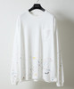 Picture No.2 of NUMBER (N)INE HAND PAINTED BASIC HEM PRINTED POCKET L/S T-SHIRT / Hand-painted basic One-point Logo Print pocket Long-sleeve T-shirt F26GNC002P