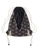 Picture No.2 of KAPITAL 8Oz Denim Drawstring Bag (With Hemp Leaf Pattern Furoshiki Embroidery) K2608XB503