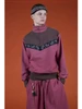 Picture No.12 of KAPITAL 20/10 French Terry 2-Tone Half-Zip Sweatshirt (Pecos Paisley) K2608LC001