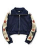 Picture No.1 of KAPITAL Smooth Jersey Cropped Track Jacket (Betsy Ross) K2604LC123