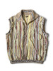 Picture No.2 of KAPITAL 7G Knit GAUDY Half-Zip Vest K2504KN814