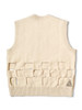 Picture No.3 of KAPITAL 7G Wool Windowpane BIG Vest K2211KN122EK-1848KN