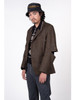 Picture No.10 of KAPITAL Herringbone Tweed Cutout Elbow Jacket K2310LJ110