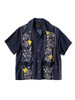 Picture No.2 of KAPITAL Silk Rayon PECKISH RAINBOWY Pattern Long Collar Cuban shirt (Short sleeve) L's K2404SS173