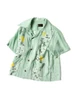 Picture No.4 of KAPITAL Silk Rayon PECKISH RAINBOWY Pattern Long Collar Cuban shirt (Short sleeve) L's K2404SS173