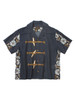 Picture No.2 of KAPITAL Silk Rayon Toggle-maile Print short-sleeved Open-collar shirt, size L K2604SS089