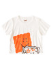 Picture No.1 of KAPITAL 20/- Cotton Jersey Cropped T-shirt (GIANT PECKISH Print) K2604SC154