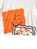 Picture No.8 of KAPITAL 20/- Cotton Jersey Cropped T-shirt (GIANT PECKISH Print) K2604SC154