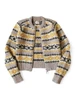 Picture No.4 of KAPITAL 3G Wool Yellowknife Fair Isle Zip Short Cardigan K2509KN023