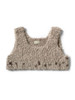 Picture No.1 of KAPITAL Hand-knitted Roving Chenille Bustier K2511KN562