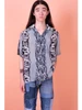 Picture No.11 of KAPITAL Silk Rayon Soufflé & Arrowhead Print Rangle Collar Aloha Shirt K2304SS133