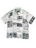 Picture No.1 of KAPITAL Silk Rayon Pueblo News Aloha Shirt (Newspaper Print) K2304SS104