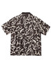 Picture No.4 of KAPITAL Silk Rayon Okra Pattern Short-sleeved Open-collar Shirt K2603SS044