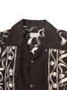Picture No.5 of KAPITAL Silk Rayon Okra Pattern Short-sleeved Open-collar Shirt K2603SS044
