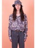 Picture No.10 of KAPITAL Silk Rayon KOCHI & ZEPHYR Anemone Print Rangle Collar Open Collar Shirt K2303LS058