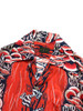 Picture No.4 of KAPITAL Silk Rayon Soufflé & Arrowhead Print Open Collar Shirt K2304LS134
