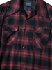 Picture No.5 of KAPITAL Cotton-rayon Shadow Check Rangle Collar Board Shirt EK-1556EK-1556LS