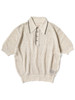Picture No.2 of KAPITAL 12G Mesh Knit Carol Polo K2405KN228