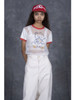 Picture No.9 of KAPITAL Sheer Jersey x 20/- Jersey Ringer T-shirt (PECKISH Little Bear Print) K2506SC231