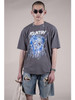 Picture No.8 of KAPITAL 20/- Jersey Crew Neck T-shirt (Denim Face Print) K2604SC132