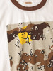 Picture No.6 of KAPITAL 20/- Tenjiku Ringer T-shirt (PECKISH Chocolate Chip Camo Print) K2605SC205