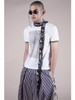 Picture No.7 of KAPITAL 20/- Jersey Ringer T-shirt (GULL FOOTpt) K2605SC184