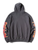 Picture No.3 of KAPITAL Fleece-lined Hooded Sweatshirt (BUSTER PECKISH RAINBOWY Print) K2410LC100EK-1842LC