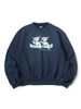 Picture No.3 of KAPITAL French Terry Crewneck Sweatshirt (`L`LONGHORNpt) K2509LC064