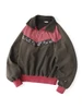 Picture No.1 of KAPITAL 20/10 French Terry 2-Tone Half-Zip Sweatshirt (Pecos Paisley) K2608LC001