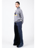 Picture No.9 of KAPITAL 12G Wool High-Neck Sweater (Lady Blue Quilting) K2211KN121