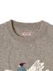 Picture No.5 of KAPITAL 12G Wool Crew Neck Sweater (FLY GOOSE) K2509KN060