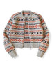 Picture No.4 of KAPITAL 3G Wool Yellowknife Fair Isle Zip Short Cardigan K2509KN024
