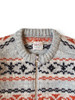 Picture No.6 of KAPITAL 3G Wool Yellowknife Fair Isle Zip Short Cardigan K2509KN024