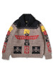 Picture No.3 of KAPITAL Hand-knitted PECKISH Totem Pole zip Cardigan K2511KN182