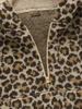 Picture No.5 of KAPITAL 5G Leopard Print Mohair Knit Half-Zip Anorak K2608KN017