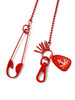 Picture No.7 of KAPITAL Brass Lacquered Anchor Snood Chain K2409XG520