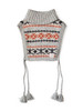 Picture No.3 of KAPITAL 3G Yellowknife Fair Isle High Neck Bib Poncho K2510XG535