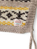 Picture No.7 of KAPITAL 3G Yellowknife Fair Isle High Neck Bib Poncho K2510XG535