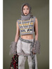 Picture No.11 of KAPITAL 3G Yellowknife Fair Isle High Neck Bib Poncho K2510XG535
