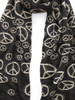 Picture No.6 of KAPITAL Felted Wool Peace Sign HAPPY Scarf EK-1819XM
