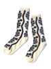 Picture No.2 of KAPITAL 200 Pairs of Moulin Quilt Pattern Sheer Socks K2506XS550