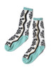 Picture No.3 of KAPITAL 200 Pairs of Moulin Quilt Pattern Sheer Socks K2506XS550