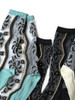 Picture No.10 of KAPITAL 200 Pairs of Moulin Quilt Pattern Sheer Socks K2506XS550